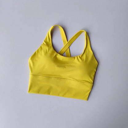 All-in-one sports bra with sweat protection