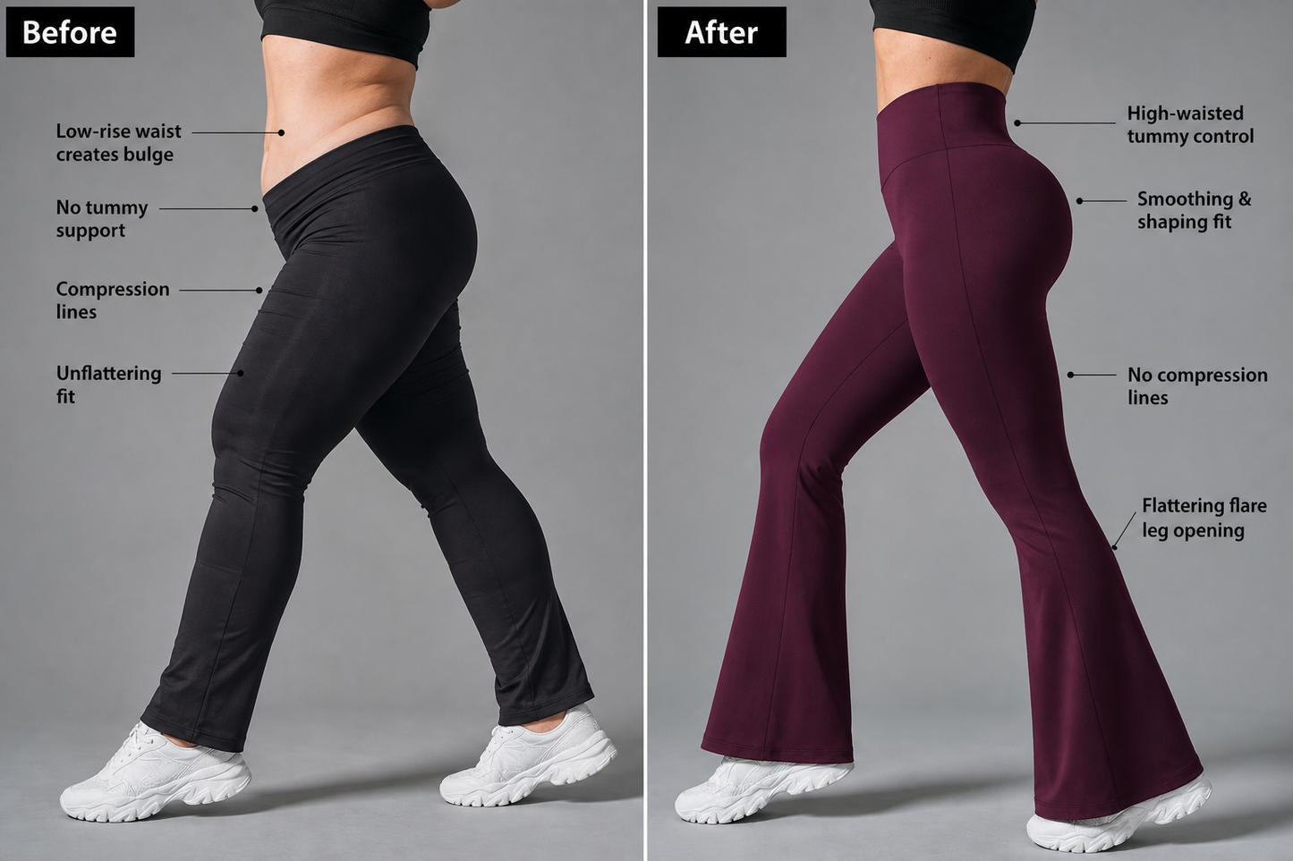 High Waisted Flare Pants